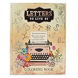 Letters to Live By: An Inspirational Adult Coloring Book by 