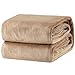 Bedsure Fleece Blankets Queen Size Camel - Bed Blanket Soft Lightweight Plush Fuzzy Cozy Luxury Microfiber, 90x90 inches
