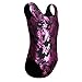 One-piece Fashion Shining Kiss Flowers Gymnastics Leotard for Little Girl