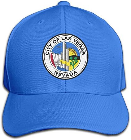 ZOENA Las Vegas Cotton Hats Rowing Hat For Outdoor Sports RoyalBlue