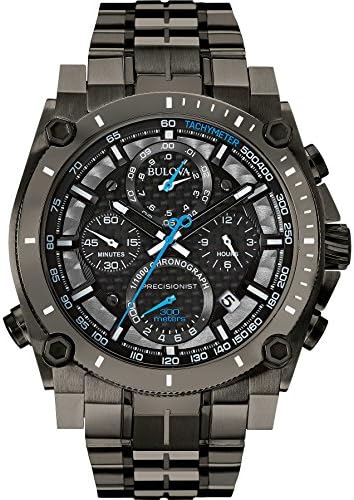 Amazon.com: Bulova Men's Precisionist Chronograph Blue Dial