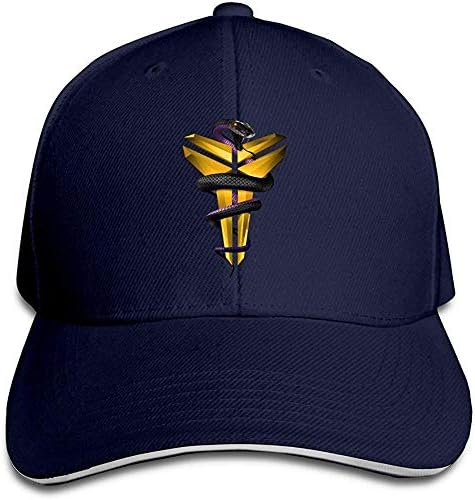 FGFGFGghughj ULUZUS Men's Lakers Kobe Bryant Logo Snapback Hat Navy