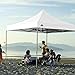 Caravan Canopy DisplayShade 10x10 Pop-Up Canopy – Heavy-Duty Outdoor Canopy, Business, Commercial, Fire-Resistant, Full Truss Frame, 99% UV Protection, Adjustable Height, Roller Bag & Stakes Included