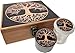 Tree of Life Stash Box Combo - Large 4 Part Herb Grinder with pollen catcher and Stash Jar and Rolling Tray - Wood Stash Boxes (Tree Of Life)