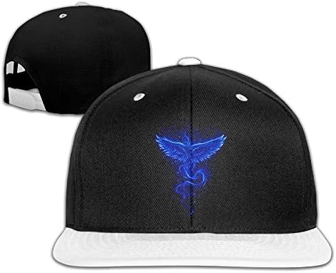 BETOCA Cool Blue Fire Flame Phoenix Snapback Hats Hip Hop Baseball Caps