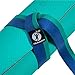 FitLifestyleCo Yoga Mat Strap - Carrying Sling - Durable Cotton - 4 Colors (Dark Blue Light Blue)