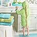 Izzy & Roo Green Dinosaur Hooded Bathrobe for Kids (3-6 Years)