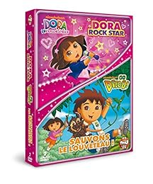 Dora L'exploratrice - Dora Rock Star + Go Diego! Sauvons Le Louveteau ! - Pack