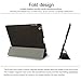 Besdata Auto Wake/Sleep Function & Translucent Magnetic Case for Apple iPad 2/iPad 3/ipad 4 Bundle with Screen Protector, Cleaning Cloth & Stylus,Black