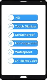 LADYSON Screen Replacement for Samsung Galaxy Tab S 8.4 Lite T705 Outer Glass view 2