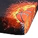 SDIII 4PCS Fiery Basketball Sheets Set Full, Soft Microfiber Sports Sheets Full, Basketball Bedding Sheet Set for Boys Girls Kids and Teens