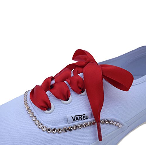 vans with ribbon laces