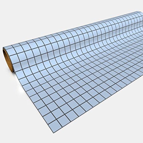 Blue Gaming Paper 1in Squares 30in x 12ft 1 Roll by Gaming Paper