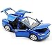 Toy Car Alloy Pull Back Cars with Sound and Light Kids Toys 1:32 Scale Model X 90 (Blue)