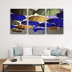 3 Panel Canvas Wall Art Colorful Pictures Home Wall Decorations for Bedroom Living Room Paintings Canvas Prints Framed - 16"x24" x 3 Panels