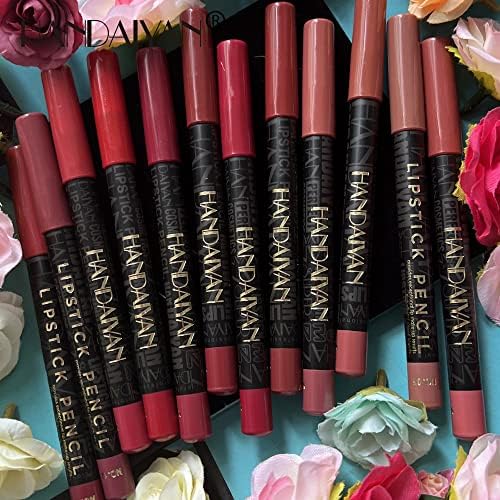 12 Farben Lip Liner Set – Wasserdicht, Lang Anhaltend, Für Präzise Lippenkonturierung