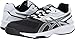 ASICS Women's Upcourt 2 Volleyball Shoe, Black/Silver/White, 7.5 Medium US
