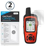 Garmin inReach Explorer+ Screen Protector, BoxWave [ClearTouch Crystal (2-Pack)] HD Film Skin - Shields from Scratches for Garmin inReach Explorer+, SE+