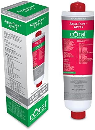 Aqua-Pure AP717 Drinking Water System Filter FOR IN-LINE FRIDGES AND COFFEE MACHINES Compatible by Coral Filter