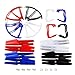 Coolplay® Spare Parts Main Blade Propeller Protectors Blades Frame Landing Skid Included Mounting Screws Replacement for Syma X5 X5C X5C-1 RC Quadcopter