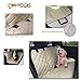 Walky Dog Deluxe Rear Seat, Hammock Seat Cover for Cars and Small Trucks or Suvs (Tan)