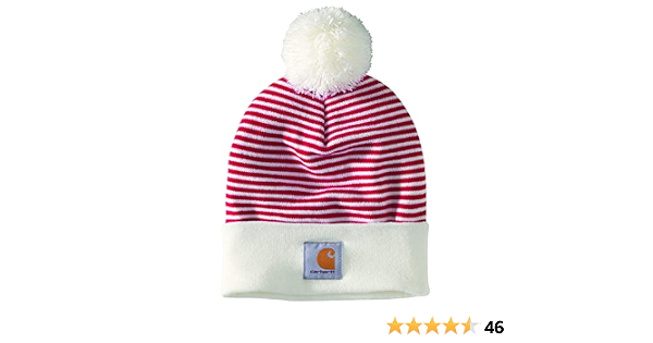 104884 Knit Pom-Pom Cuffed Beanie 