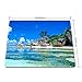 Beaches France Seychelles Blu Sky Go Vacation Mouse Pad