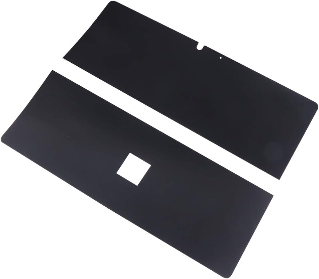 Uonlytech Laptop Skin Sticker Decal Computer Self-Adhesive Anti-Scratch Full Body Protector Sticker Cover Compatible for Microsoft Surface Pro X Tablet PC Black