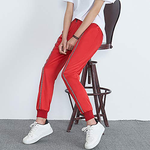 image for GOVOW Harem Pants for Women Plus Size Black Mid-Waist Leggings Casual 