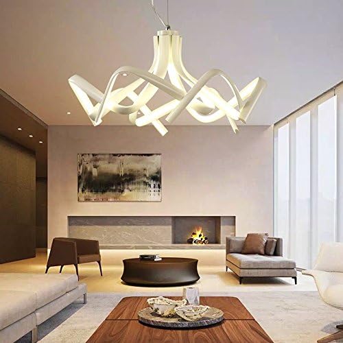 Zhfc Moderne Led Restaurant Kronleuchter Personlichkeit Wohnzimmer Schlafzimmer Lampen Kunsterziehung Club Villa Kronleuchter Md2820 8 Durchmesser 100cm Warmes Licht Amazon De Beleuchtung
