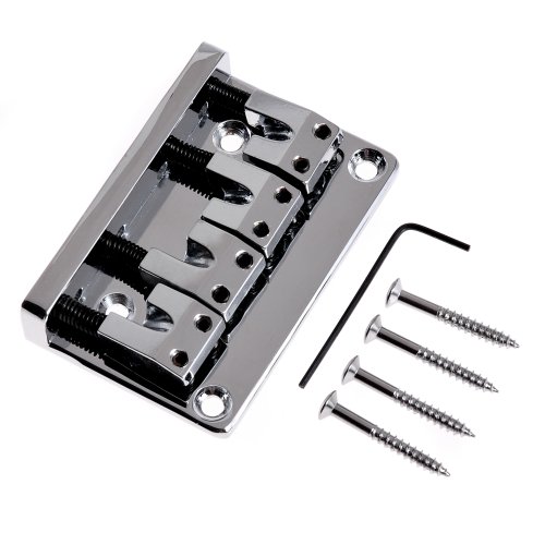 Quality CR 4 String Bass Bridge For Bass Guitar L Shape Saddle Wholesale parts