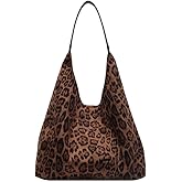 DOTITOY Cheetah Leopard Print Tote Bag Large Capacity Bag Leopard Bag Women Shopper Women's Bag