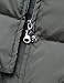 Puredown Women's Light Long Goose Down Jacket Hooded Coat, Army Green