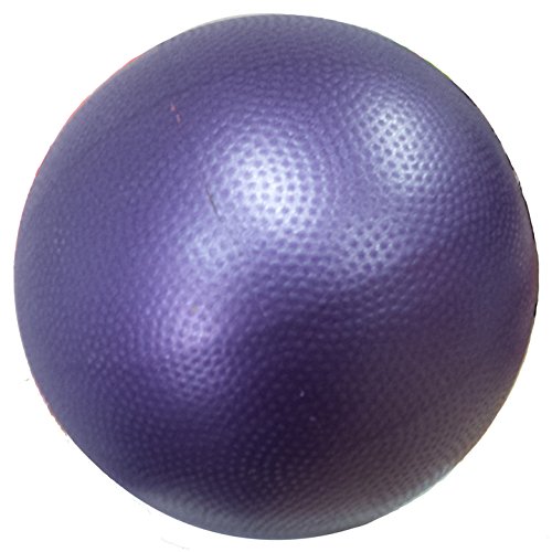 Workoutz Inflatable 9-Inch Purple Mini Yoga Ball Pliable Inner Thigh Exerciser