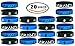20 pcs Black Panther WAKANDAParty Favors Wristband/Size Adult and Kids. (Black Panther, Adult)
