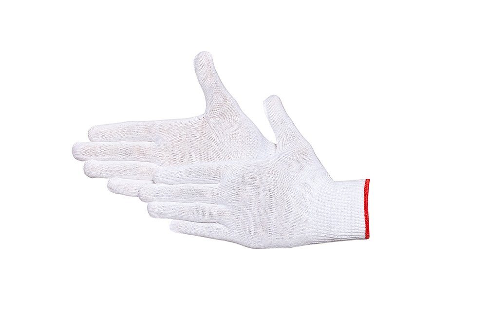 JAH Knitted Cotton/Polyamide Gloves with PVC Grip Dots – Non-Slip Grip for Warehouse, Assembly & Shipping