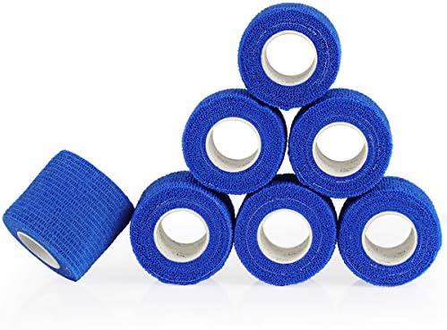 YUMAI Cohesive Bandages 2 inch x 177 inch, Pack of 60 - Blue