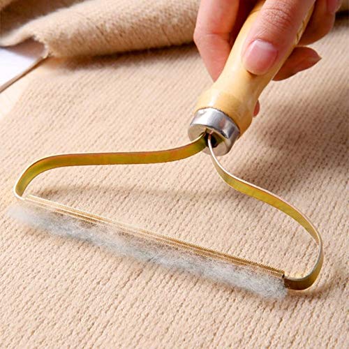 SEMINISMAR Lint Remover Copper Head, Manual Operation, Clothes Hair Remover for Pets, Portable Carpet Furniture Cleaner, Double-Sided Design