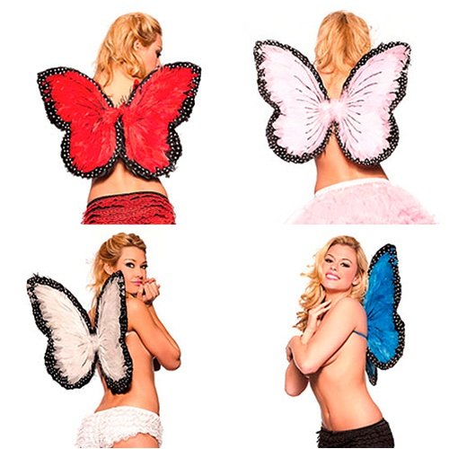 Feather Butterfly Wings Costume Accessory