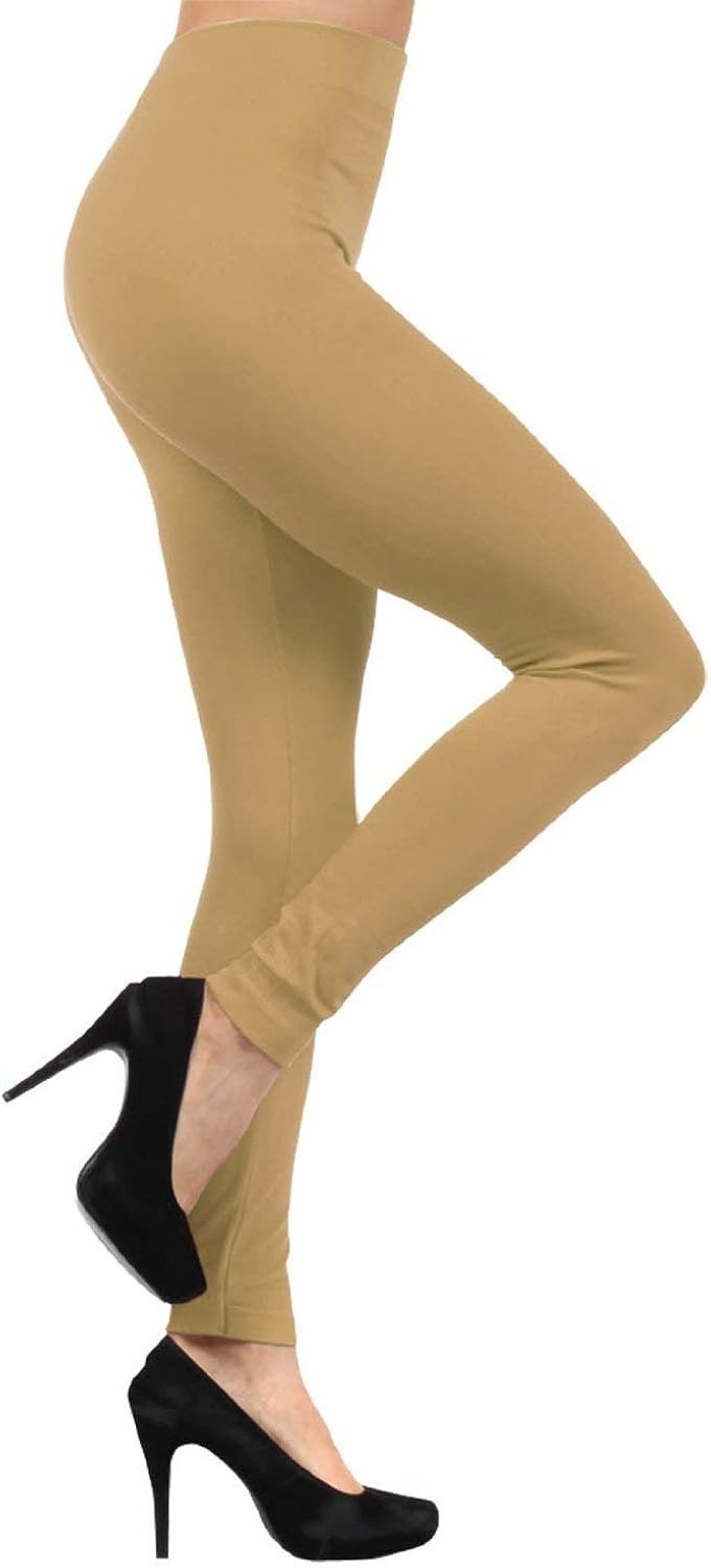 Tan Fleece Lined Leggings Shop, 58% OFF 