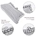 SelfTek Silver Clutch Purses Evening Bag for Women, Sparkly Rhinestone Purses Crystal Bag with Short & Long Chain for Women Wedding Prom Party