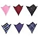 Hello Tie Men's Jacquard Pocket Squares Handkerchiefs 6pcs/lot Multicolor