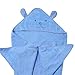 Organic Cotton Fabric Hooded Towel for Kids, Toddler Poncho Towels for Shower Pool Beach Cover Up, 35