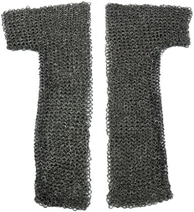Chainmail Voiders - Dome Riveted Construction - Darkened Stainless Steel Flat Rings