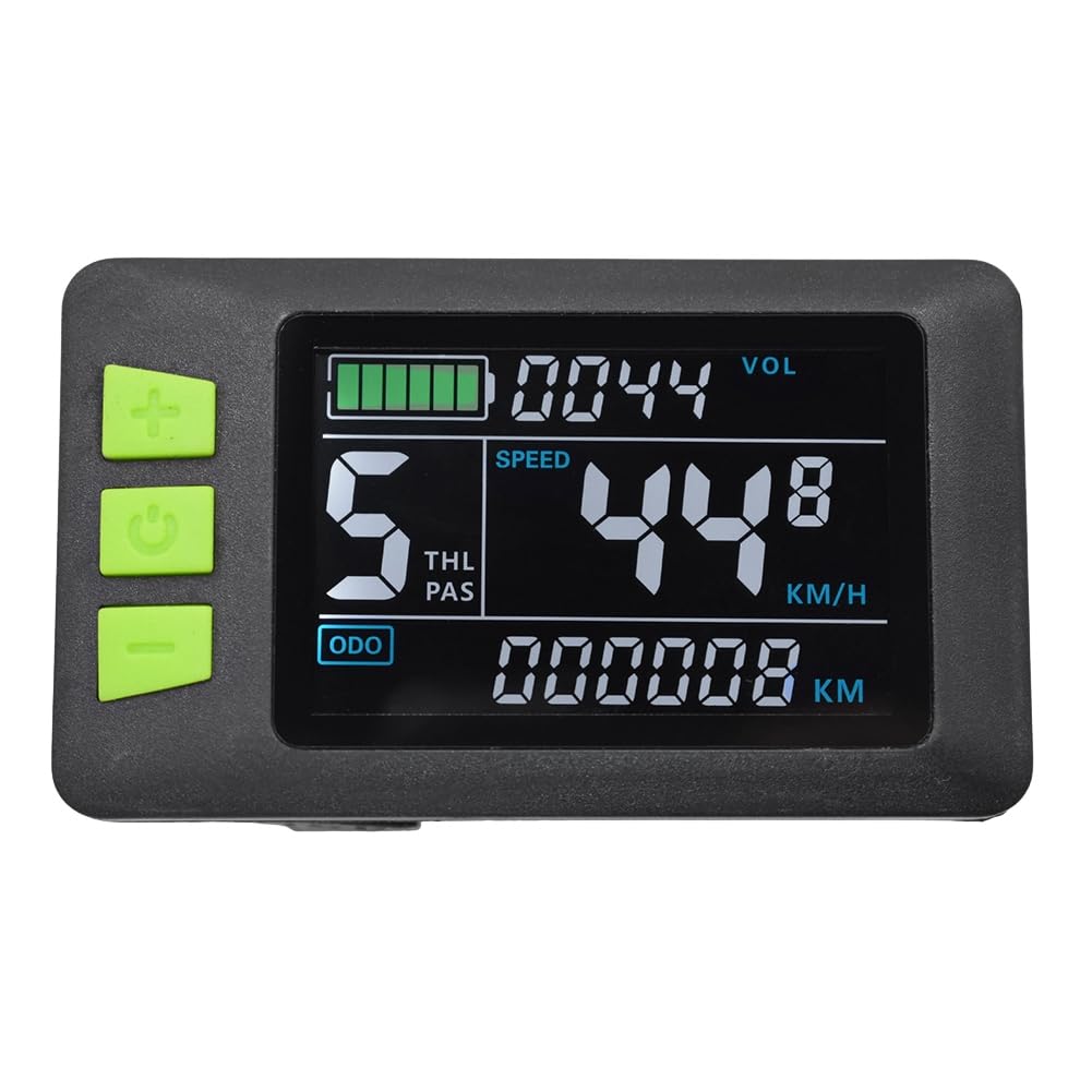 ROBMNE P3C LCD Display Dashboard Colorful Screen 24V 36V 48V 60V Electric Bike Meter for Electric Scooter(6PIN)