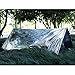 Delmera Emergency Survival Shelter Tent • 2 Person Toughest Mylar Emergency Thermal Tube Tent + Paracord - Perfect for Emergency First Aid Kit, Bug Out Bag, Survival, Camping or Outdoor (Silver- tent)