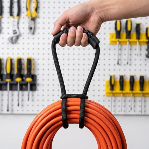 Storage Straps 15.7-inch (2-Pack) Extension Cord Organizer, Vacuum Hose Holder, Shop Storage, photo 9