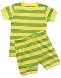 Leveret Shorts Boys Striped 2 Piece Pajama 100% Cotton (2-7 Years)
