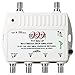 4 Port Cable TV/HDTV/Digital Amplifier Internet Modem Signal Booster Internet AMP