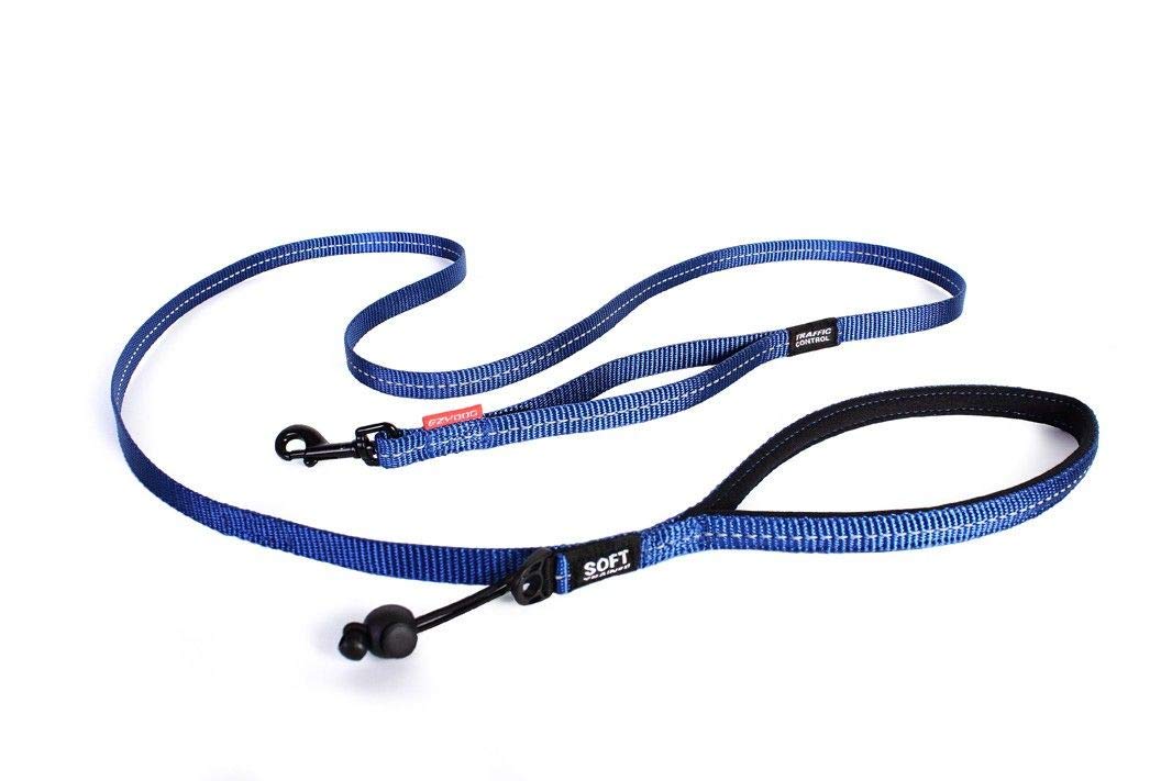 EzyDog Light Soft Trainer with Traffic Control, Blue